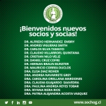 BIENVENIDOS NUEVOS SOCIOS Y SOCIAS