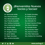 BIENVENIDOS NUEVOS SOCIOS