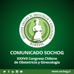 COMUNICADO “XXXVII Congreso Chileno de Obstetricia y Ginecología”