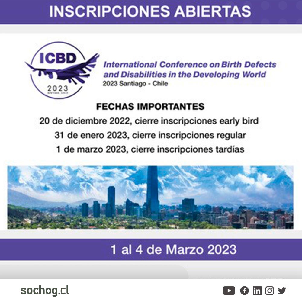 ICBD Early Bird - Sólo para chilenos o residentes