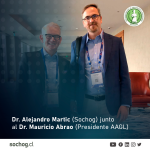 Dr. Alejandro Martic (Sochog) junto al Dr. Mauricio Abrao (Presidente AAGL)