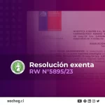 Resolución exenta RW N°5895/23.