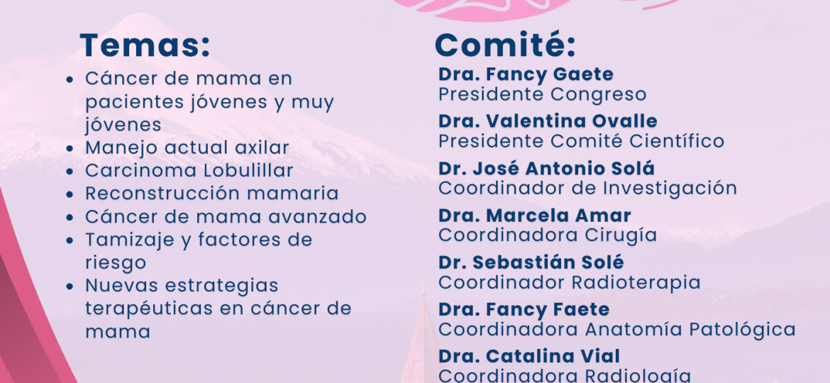 AFICHE OFICIAL - CONGRESO MASTOLOGÍA